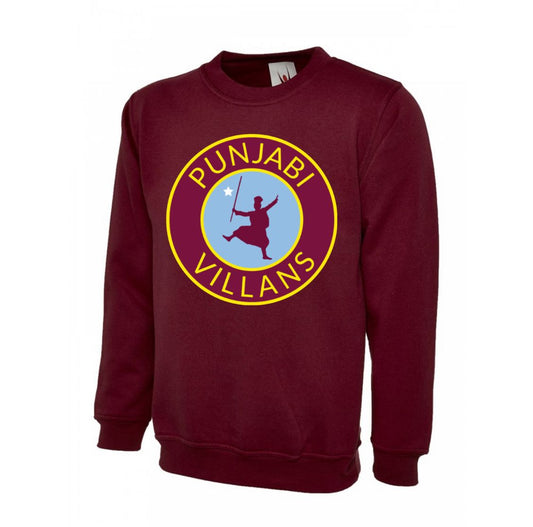 Punjabi Villans Claret Sweatshirt